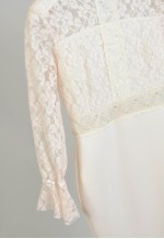 Vintage 00s lace dress in white