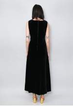 Special Offer 70's Vintage Vera Mont Black Vintage Sequin Maxi Dress