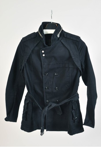 Vintage 00s trench coat on black