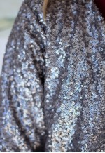 Bronze color sequin jacket
