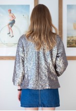 Bronze color sequin jacket