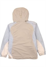 Vintage 90's Windbreaker Hooded Full Zip Up Grey